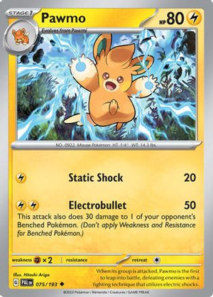 Pawmo 75 - SV02 Paldea Evolved - Poke-Collect