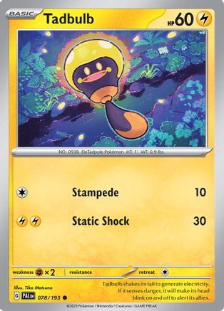 Tadbulb 78 - SV02 Paldea Evolved - Poke-Collect