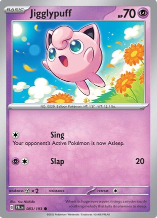 Jigglypuff 83 - SV02 Paldea Evolved Reverse Holofoil - Poke-Collect