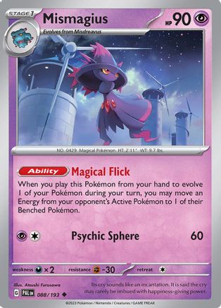 Mismagius - 088/193 88 - SV02 Paldea Evolved - Poke-Collect