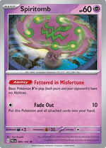 Spiritomb 89 - SV02 Paldea Evolved Holofoil - Poke-Collect