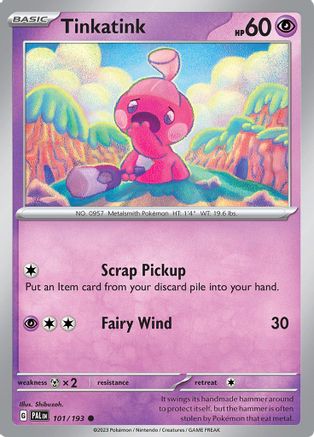 Tinkatink 101 - SV02 Paldea Evolved Reverse Holofoil - Poke-Collect