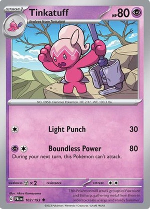 Tinkatuff 103 - SV02 Paldea Evolved Reverse Holofoil - Poke-Collect