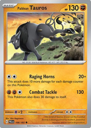 Paldean Tauros - 108/193 108 - SV02 Paldea Evolved - Poke-Collect
