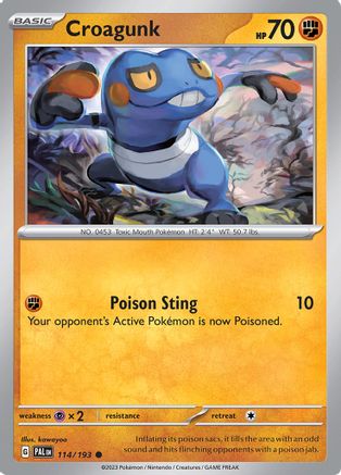 Croagunk 114 - SV02 Paldea Evolved - Poke-Collect