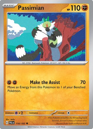 Passimian 118 - SV02 Paldea Evolved Reverse Holofoil - Poke-Collect