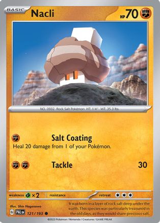 Nacli - 121/193 121 - SV02 Paldea Evolved - Poke-Collect
