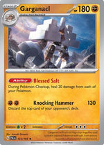 Garganacl 123 - SV02 Paldea Evolved Holofoil - Poke-Collect