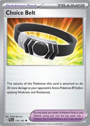 Choice Belt 176 - SV02 Paldea Evolved Reverse Holofoil - Poke-Collect