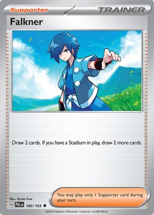 Falkner - 180/193 180 - SV02 Paldea Evolved Reverse Holofoil - Poke-Collect
