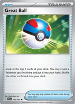 Great Ball 183 - SV02 Paldea Evolved - Poke-Collect