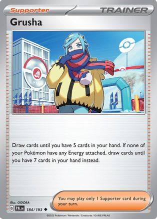 Grusha - 184/193 184 - SV02 Paldea Evolved - Poke-Collect