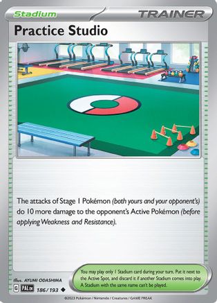 Practice Studio 186 - SV02 Paldea Evolved Reverse Holofoil - Poke-Collect