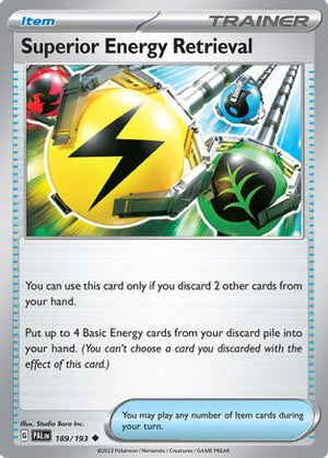 Superior Energy Retrieval 189 - SV02 Paldea Evolved Reverse Holofoil - Poke-Collect