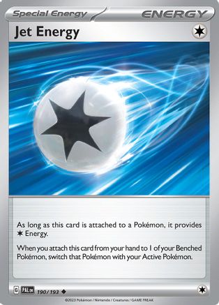 Jet Energy 190 - SV02 Paldea Evolved Reverse Holofoil - Poke-Collect