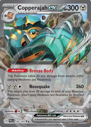 Copperajah ex 150 - SV02 Paldea Evolved Holofoil - Poke-Collect