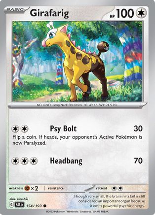 Girafarig 154 - SV02 Paldea Evolved - Poke-Collect