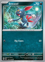 Sneasel 133 - SV02 Paldea Evolved - Poke-Collect