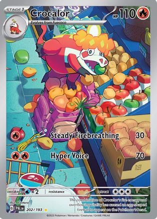 Crocalor - 202/193 202 - SV02 Paldea Evolved Holofoil - Poke-Collect