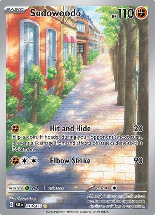 Sudowoodo 219 - SV02 Paldea Evolved Holofoil - Poke-Collect