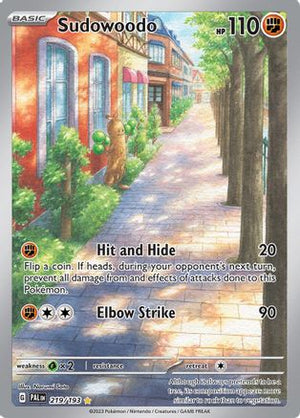 Sudowoodo 219 - SV02 Paldea Evolved Holofoil - Poke-Collect