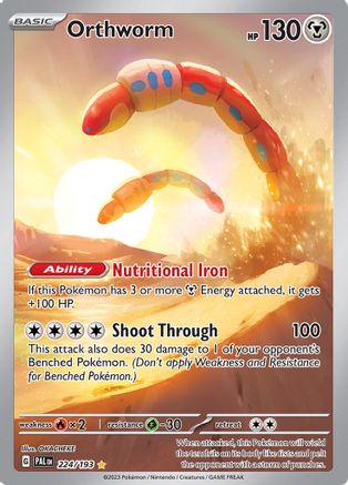 Orthworm - 224/193 224 - SV02 Paldea Evolved Holofoil - Poke-Collect