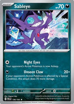 Sableye 136 - SV02 Paldea Evolved Reverse Holofoil - Poke-Collect