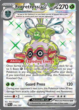 Forretress ex - 230/193 230 - SV02 Paldea Evolved Holofoil - Poke-Collect