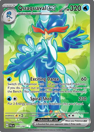 Quaquaval ex - 235/193 235 - SV02 Paldea Evolved Holofoil - Poke-Collect