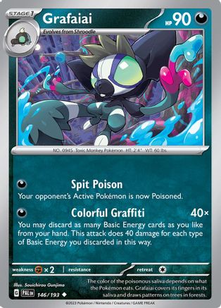 Grafaiai 146 - SV02 Paldea Evolved - Poke-Collect