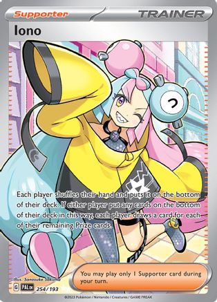 Iono - 254/193 254 - SV02 Paldea Evolved Holofoil - Poke-Collect