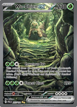 Wo-Chien ex 257 - SV02 Paldea Evolved Holofoil - Poke-Collect