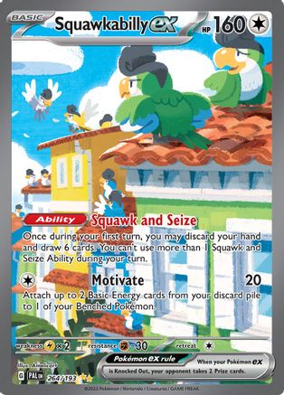 Squawkabilly ex 264 - SV02 Paldea Evolved Holofoil - Poke-Collect