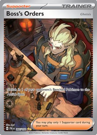 Boss's Orders - 265/193 265 - SV02 Paldea Evolved Holofoil - Poke-Collect