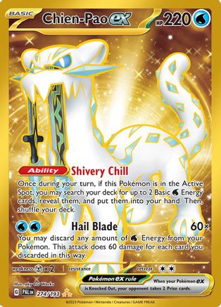 Chien-Pao ex - 274/193 274 - SV02 Paldea Evolved Holofoil - Poke-Collect