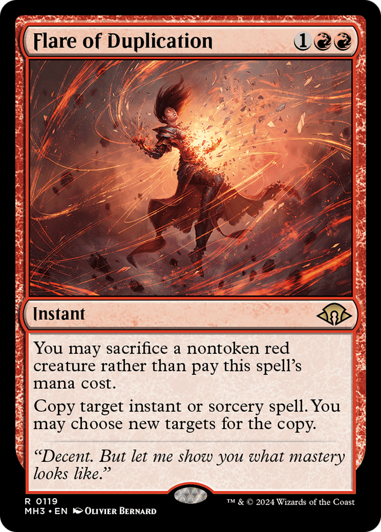 Flare of Duplication (MH3-119) - Modern Horizons 3 Foil - Poke-Collect