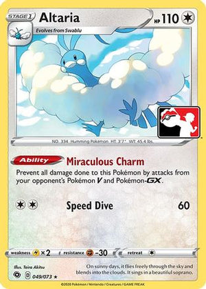 Altaria - 49/73 49 - Prize Pack Series Cards