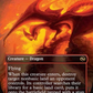 Magmatic Hellkite // Magmatic Hellkite (TDM-380) - Tarkir: Dragonstorm (Borderless) Foil - Poke-Collect
