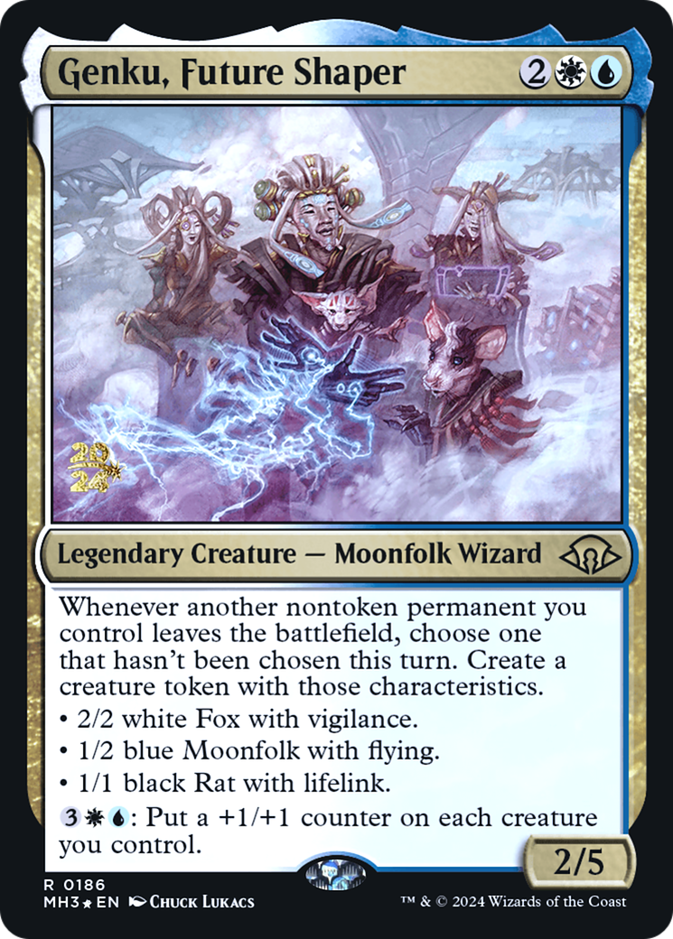 Genku, Future Shaper (PRE-186) - Modern Horizons 3 Promos Foil - Poke-Collect
