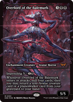 Overlord of the Balemurk (DSK-391) - Duskmourn: House of Horror: (Showcase) Foil - Poke-Collect