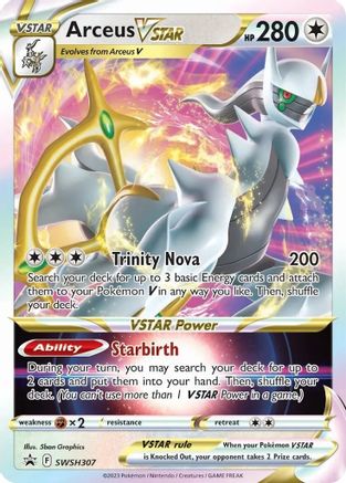 Arceus VSTAR - SWSH307 SWSH307/307 - SWSH Sword & Shield Promo Cards Holofoil - Poke-Collect
