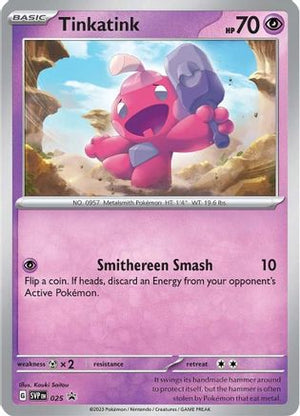 Tinkatink - SVP025 (Cosmo Holo) 25 - SV Scarlet & Violet Promo Cards - Poke-Collect