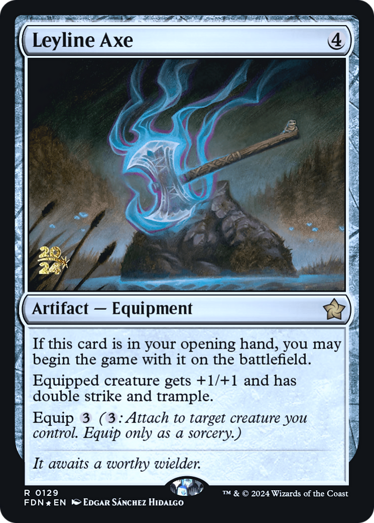 Leyline Axe (PRE-129) - Foundations Promos Foil - Poke-Collect