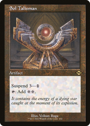Sol Talisman (MH2-432) - Modern Horizons 2 Etched Foil - Poke-Collect