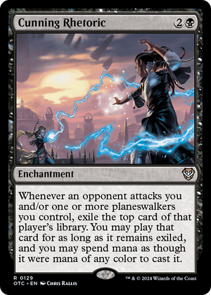 Cunning Rhetoric (OTC-129) - Outlaws of Thunder Junction Commander - Poke-Collect