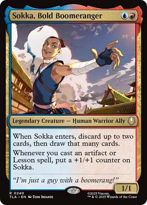 Sokka, Bold Boomeranger (TLA-240) - Avatar: The Last Airbender Foil - Poke-Collect