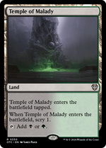 Temple of Malady (OTC-330) - Outlaws of Thunder Junction Commander - Poke-Collect