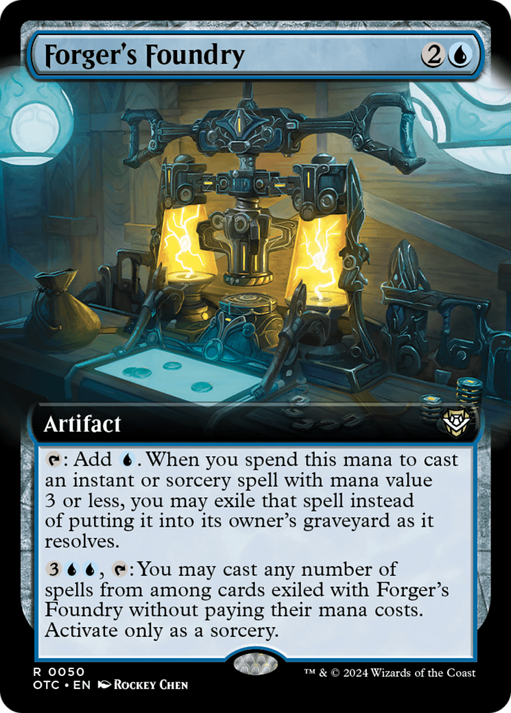 Forger's Foundry (OTC-050) - Outlaws of Thunder Junction Commander: (Extended Art) - Poke-Collect
