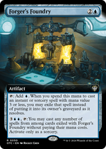 Forger's Foundry (OTC-050) - Outlaws of Thunder Junction Commander: (Extended Art) - Poke-Collect
