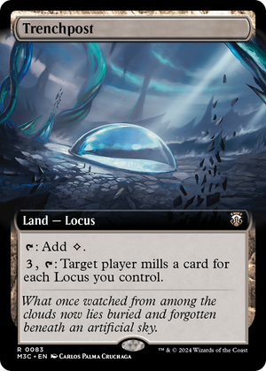 Trenchpost (M3C-083) - Modern Horizons 3 Commander: (Extended Art) - Poke-Collect